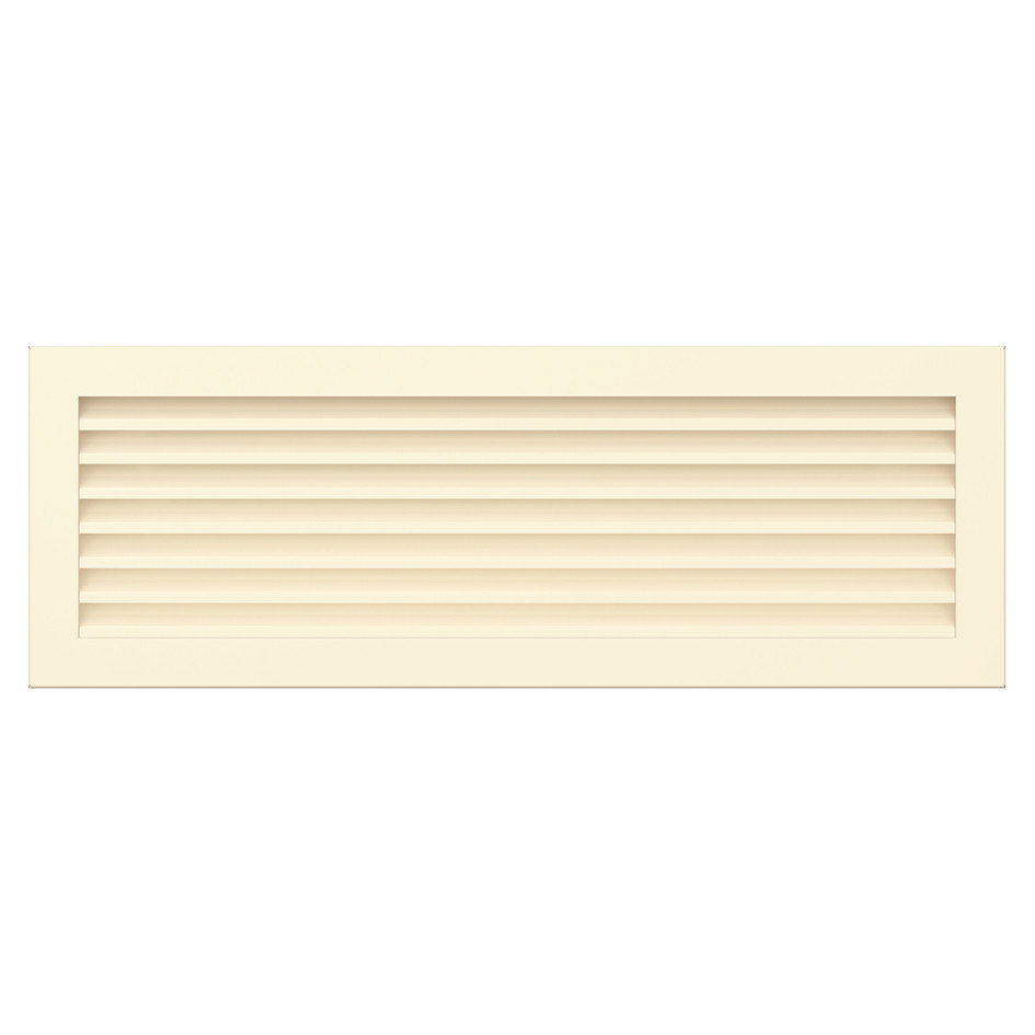 Вентиляційна решітка для каміна SAVEN Hide 17x49 кремова, фото 1