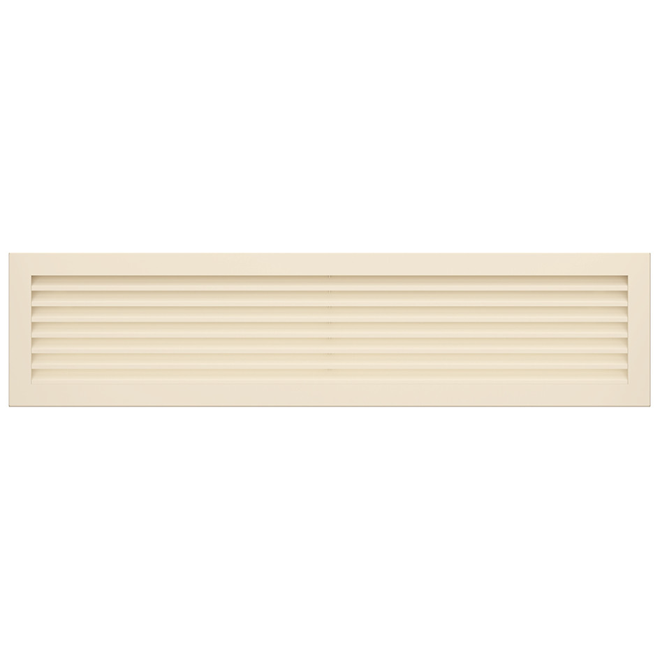 Вентиляційна решітка для каміна SAVEN Hide 17x70 кремова, фото 1