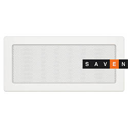 Вентиляційна решітка для каміна SAVEN 17х37 біла