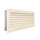 Вентиляційна решітка для каміна SAVEN Hide 17x37 кремова, фото 2