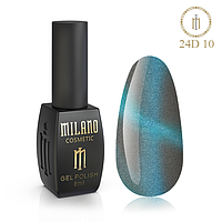 Milano Cosmetic гель-лак Котяче око Cat eyes 24D № 10 для нігтів, 8 мл