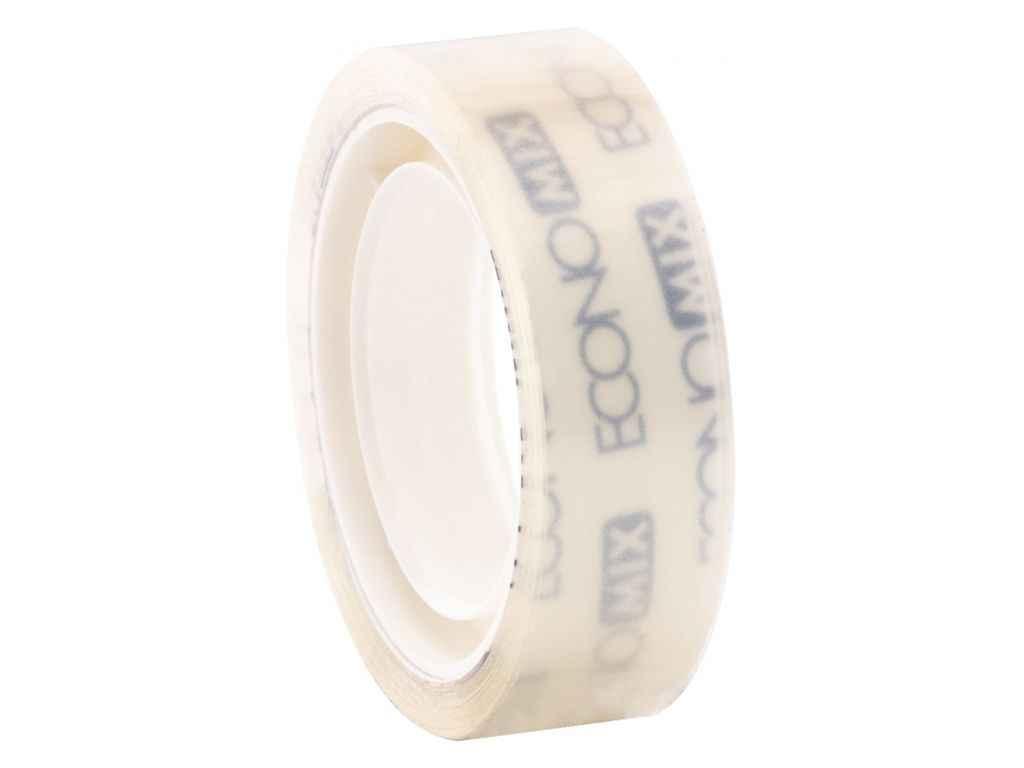 Скотч 10м 12мм прозорий 12шт/уп ТМ ECONOMIX BP, фото 1