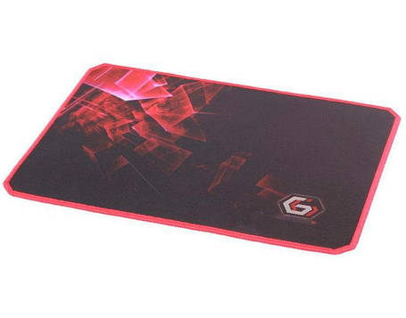 Килимок для миші Gembird MP-GAMEPRO-M (у коробці) чорний (тканинний, прогумований) (350x250 мм), фото 1