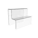 Гірка EKOSTAR під товар на 2 сходинки з акрилу 250х200х150, фото 2