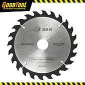 Диск пильний S&R Meister Wood Craft 190x30x2,4 мм, 24 зуби (238024190)