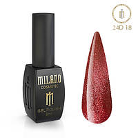 Milano Cosmetic гель-лак Котяче око Cat eyes 24D № 18 для нігтів, 8 мл