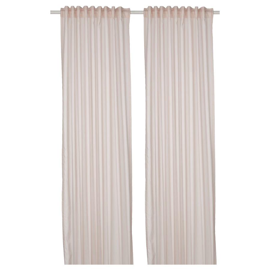 Штори IKEA BYMOTT 120x300 см Рожеві 805.099.71