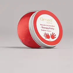 Терапевтичний пластилін середня твердість Qmed Therapy Putty Medium червоний