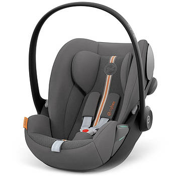 Автокрісло Cybex Cloud G Plus Lava Grey (група 0+, i-Size, обертання на 180°, ISOFIX) Сіре