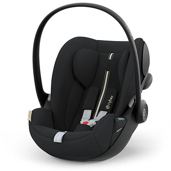 Автокрісло Cybex Cloud G Plus Moon Black (група 0+, i-Size, обертання на 180°, ISOFIX) Чорне