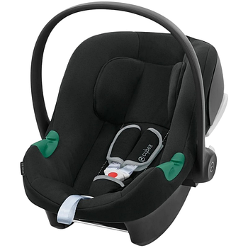 Автокрісло Cybex Aton B2 Volcano Black (група 0+, i-Size, обертання на 180°, ISOFIX) Чорне