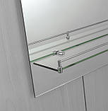 Дзеркало настінне Zerix SANSA MRZ05-50x70x10 прямокутне з полицею (ZX5627), фото 6