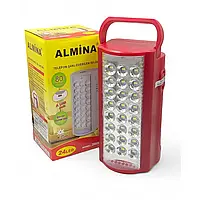 Ліхтар світлодіодний з акумулятором Almina 24 LED (Червоний)