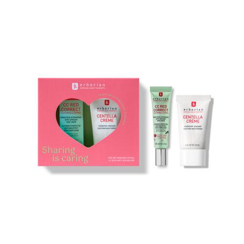 Різдвяний набір Erborian CC Red Correct and Centella Cream Duo