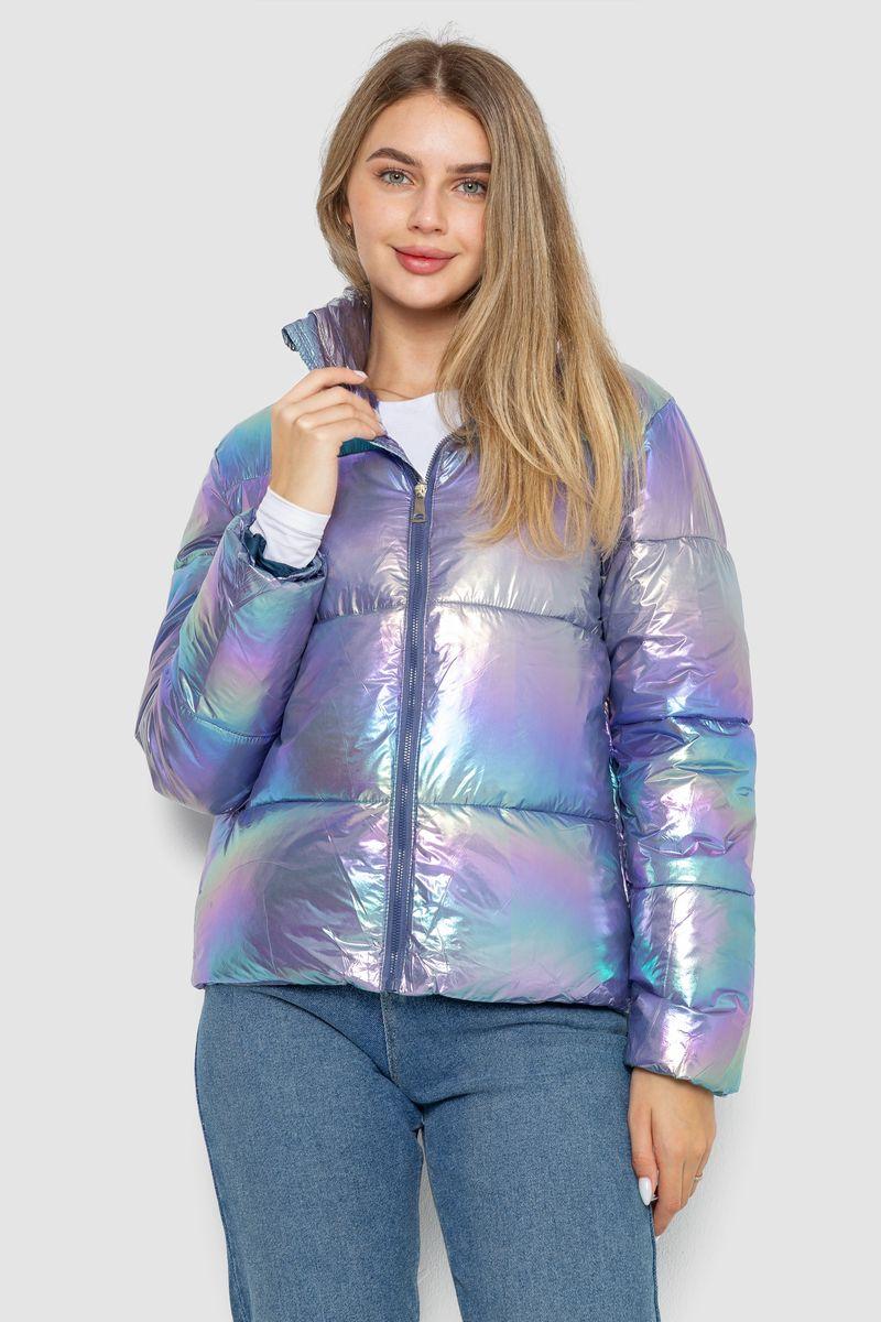 Куртка жіноча демісезонна плащівка, колір різноколір, 243R2022-2 - фото 1 - id-p2721159057