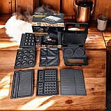 Мультипекар Сендвічниця 7 в 1 Zepline 2200Вт Вафельниця Мультимейкер Zepline, фото 5