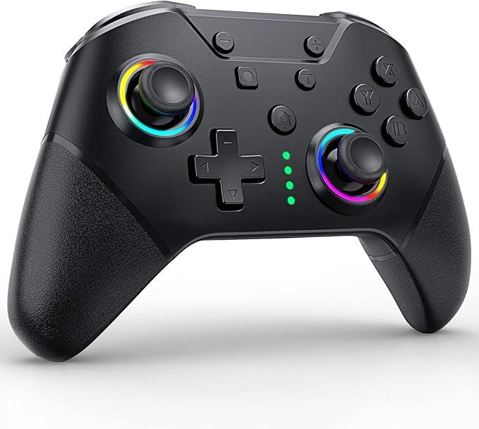 Бездротовий контролер ECHTPower SP5248LED для Nintendo/Switch Lite/Switch OLED. Турбо, вібрація, пробудження, фото 1