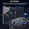 Бездротовий контролер ECHTPower SP5248LED для Nintendo/Switch Lite/Switch OLED. Турбо, вібрація, пробудження, фото 4
