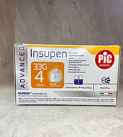 Голки Insupen (Інсупен) 33G/4 мм для шприц-ручки