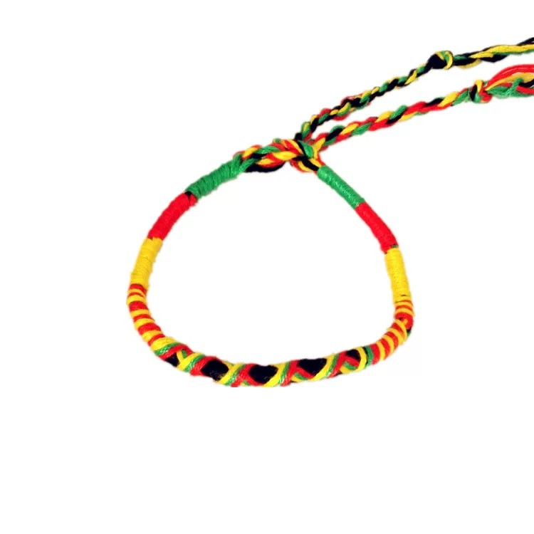 Тибетський Сакральний браслет ручної роботи червона нитка 4 стихії Багатство, Здоров'я Процвітання, Удача, фото 1