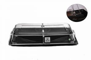 Ковпак акриловий (54*33*6,5см) що відкривається "One Chef"