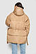 Куртка жіноча демісезонна з поясом, колір бежевий, 207R005 - фото 4 - id-p2721159052