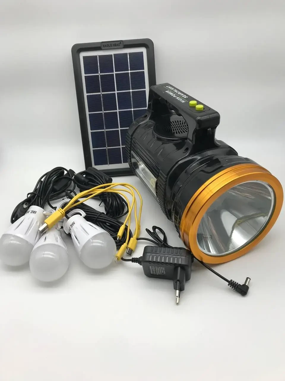 Ліхтар на сонячній батареї  Digital light kit WXH-X9A, з  3 лампами