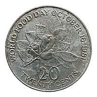 Ямайка 20 центів, 1981 ФАО - РОЗВИТОК ЛІСУ