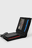 Чоловічий шкіряний портмоне Eminsa 1049-4/1 чорний, фото 3
