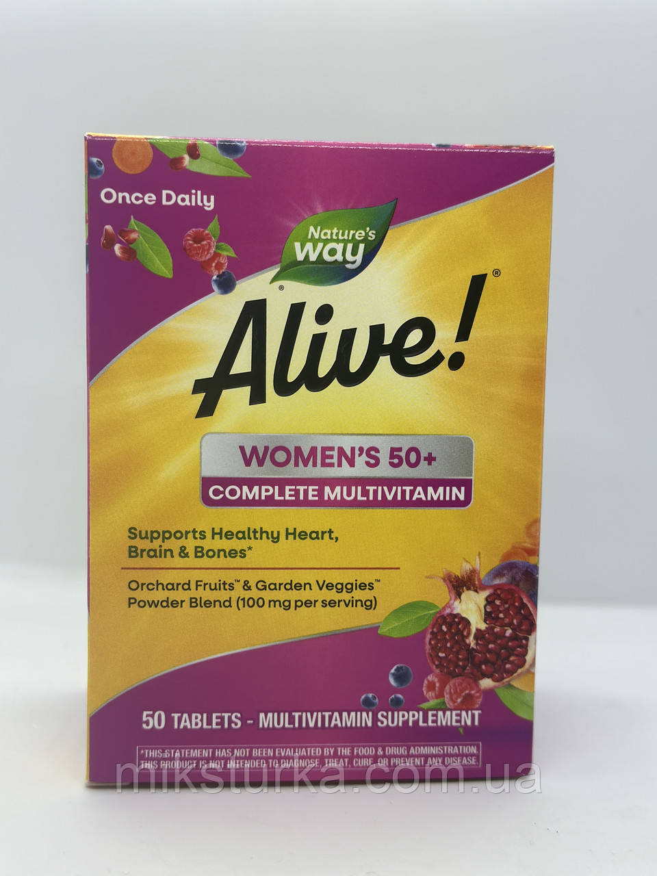Комплекс вітамінів для жінок iHerb Natures Way 50+, Alive Women's 50+, 50 таблеток