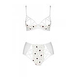 Еротичний комплект з малюнком Passion LOVELIA BIKINI для романтичних вечорів з високою талією та відкритою, фото 3