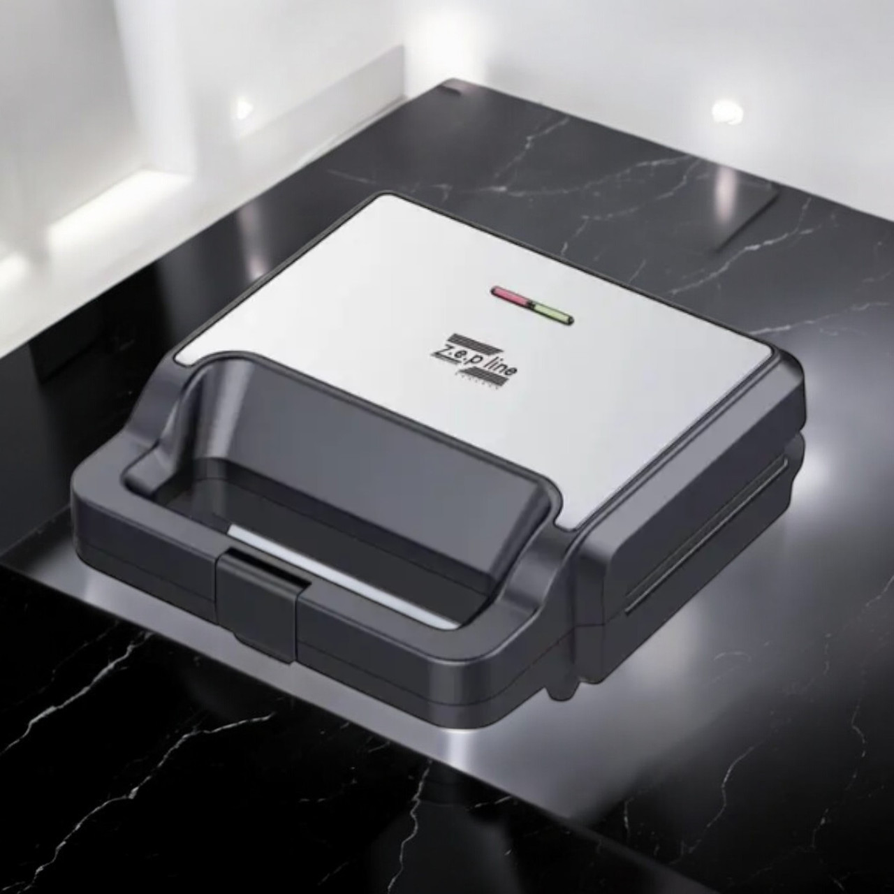 Вафельниця 5в1 Zepline 2200W Мультимейкер зі змінними панелями для сендвічів пончиків гриль горішниця, фото 1