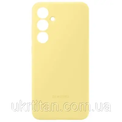 Оригінал! Чохол до мобільного телефона Samsung Silicone Case Samsung Galaxy S24 FE Yellow (EF-PS721CYEGWW) - Вища Якість!, фото 1