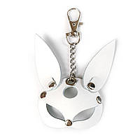 Брелок для ключів Art of Sex Bunny з натуральної шкіри з карабіном для БДСМ любителів та аксесуарів