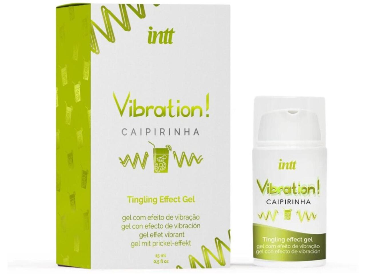Рідкий вібратор Intt Vibration Caipirinha гель для оральних ласк з ефектом зігрівання 15 мл