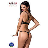 Комплект білизни Passion Exclusive QUENTRIS BIKINI еротична білизна для жінок з напіввідкритим ліфом та стрінгами, фото 2