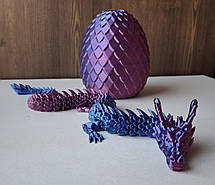 Іграшка 3Д дракон у яйці. Яйце дракона з рухомим драконом усередині, фото 5