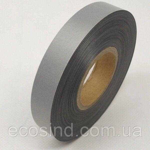 Стрічка світловідбиваюча сіра 2см х 100м, фото 1