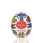 Мастурбатор Tenga Keith Haring Egg Dance для чоловіків із рельєфним внутрішнім дизайном для задоволення