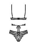 Комплект Obsessive Blomentis 2-предметний набір для інтимної обстановки еротична білизна для романтики, фото 4