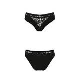 Трусики з широкою гумкою та мереживом для жінок комфортна білизна для повсякденного носіння, фото 5