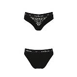 Трусики з широкою гумкою та мереживом для жінок комфортна білизна для повсякденного носіння, фото 5