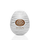 Мастурбатор Tenga Egg Silky II для чоловіків з рельєфом павутиння для інтимного задоволення