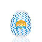 Мастурбатор Tenga Egg Wind яйце із зигзагоподібним рельєфом для інтимних задоволень та оргазмів