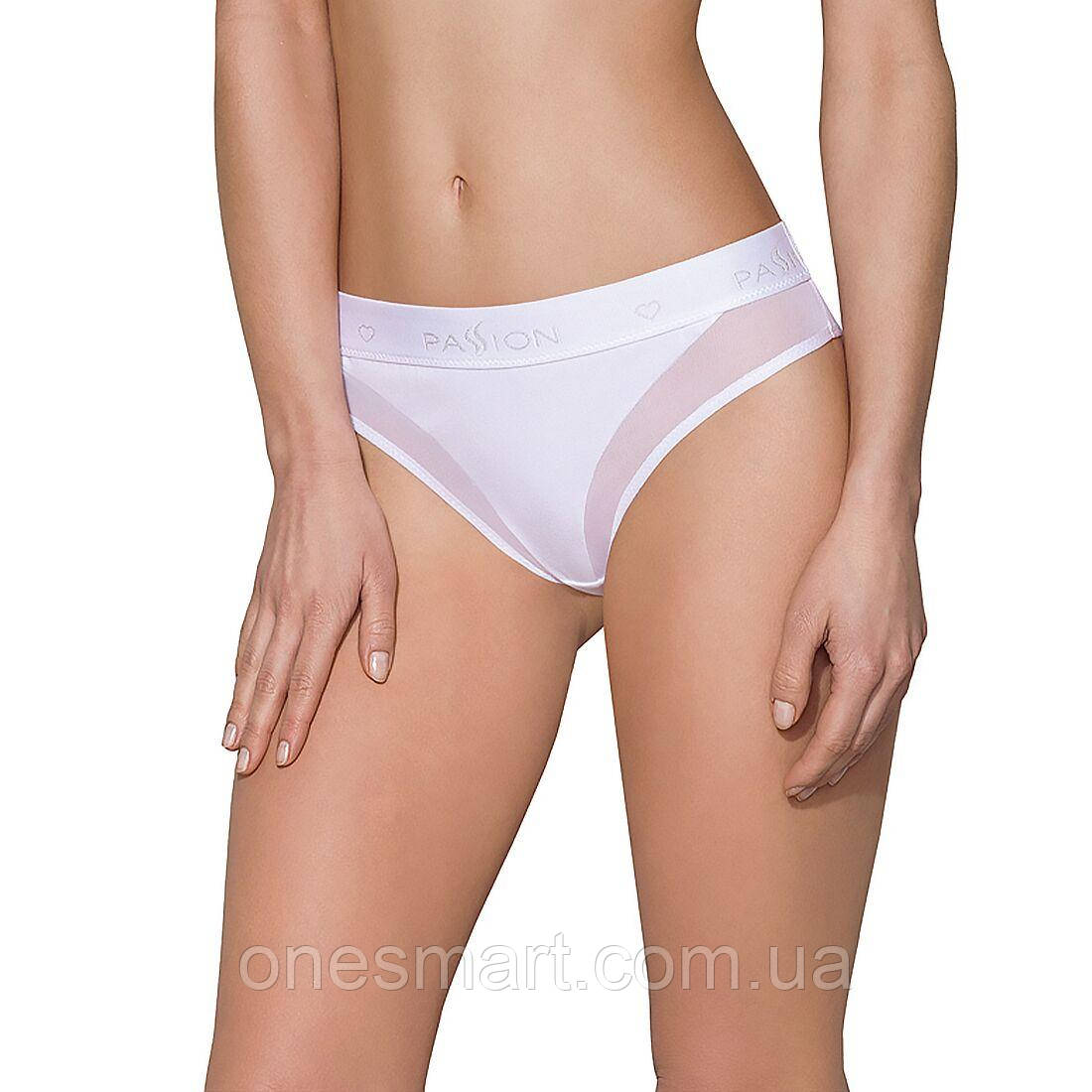 Трусики з прозорою вставкою PS002 для спорту та повсякденного носіння зручна білизна з бавовни, фото 1