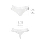 Трусики бразиліана з бавовни Passion PS005 для жінок комфортні та гігієнічні з еластичною гумкою, фото 6