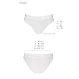 Трусики з прозорою вставкою Passion PS006 для жінок стильні та зручні з бавовняною основою, фото 5
