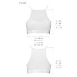 Спортивний топ з прозорою вставкою для фітнесу та активного відпочинку зручна стильна еластична бавовна, фото 5