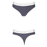 Спортивні трусики-стрінги з бавовни для фітнесу з широкою гумкою та комфортною посадкою, фото 4