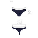 Спортивні трусики-стрінги з бавовни для фітнесу та активного відпочинку комфортна модель з широкою гумкою, фото 6